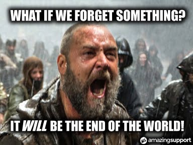 IT Support Contracts - Noah 2014 The End of the World