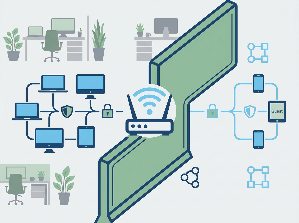 SME Wi‑Fi Security: How to Separate Guest and Staff Networks (and Reduce Office Risk)