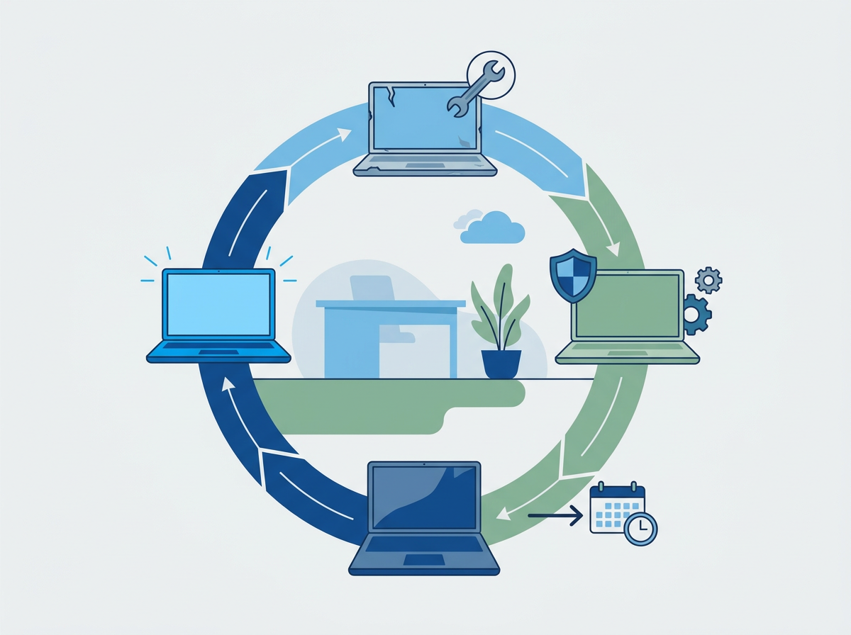 Device Refresh Cycles for SMEs: When to Replace Laptops (and Why Waiting Costs More)